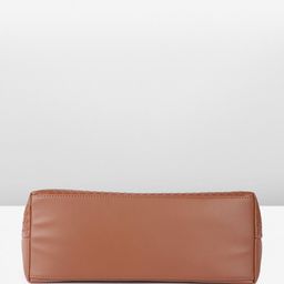 Fastrack Textured Oversized Structured Shoulder Bag with Pouch image 4