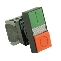RS PRO Illuminated Push Button Complete Unit 22.5 mm 1NO+1NC, 2398204 image 3