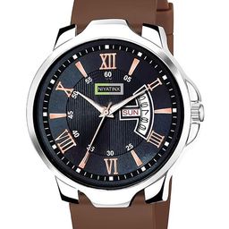 CSAMON Men Silicon Straps Analogue Watch 3KANSLV BLKDD 804 BRO-26