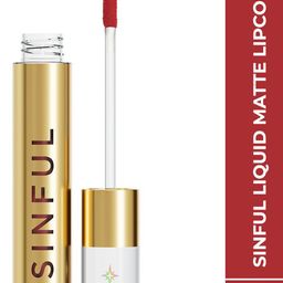 Colorbar Sinful Matte Non Transfer Liquid Lipstick - 3 g - Red Room 003-45