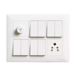 Havells Crabtree ACAPNCWV12 Athena 12M Modular Combined Plates -PC (Classic Chalk White)-11