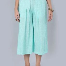 Aurelia Turquoise Printed Culottes-73