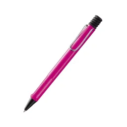 LAMY Safari Ball point Pen Medium Nib Shiny Pink Stainless Steel Nib Nib, LM213-PINK-picture-2