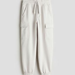 H&M Boys Regular Fit Mid Rise Cargo Joggers-image-74