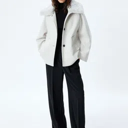Koton Long Sleeve Single-Breasted Over Coats-image-9