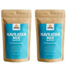 Omay Foods Navratan Mix Indian Mix Pack of 2 - 400 g-image-52