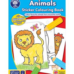 Orchard Toys Animals Sticker Colouring Book - English-14