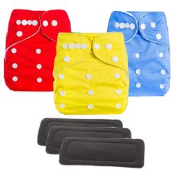 Fantasy India Cloth Diaper Nappies With Wet-Free Inserts for Babies (5 Layer Insert Pad For Cloth Diapers) - Assorted-22