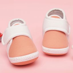 Neska Moda Colour Blocked Velcro Closure Booties - Pink-picture-28