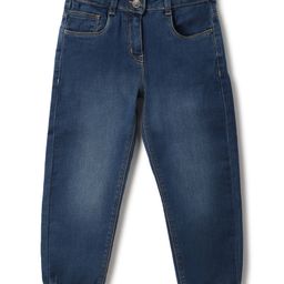 Tales & Stories Denim knit Mild Washed Jeans - Blue-picture-13