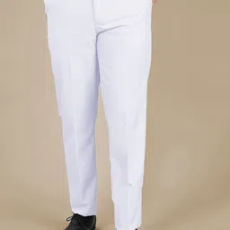 MANCREW Men Regular Fit Tailored Trousers-image-39