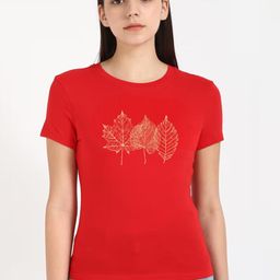 Moda Rapido Graphic Printed Cotton T-shirt-image-59