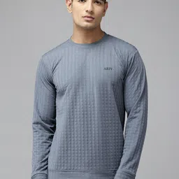 ATLANS Solid Round Neck Regular Fit Polyester T-shirt-image-21