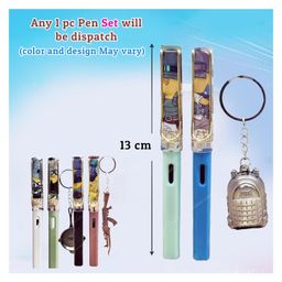 FunBlast PUBG Theme Fountain Pen Set with Keychain  Random Color and print image 3