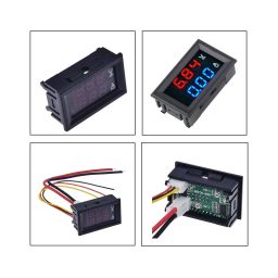 0.56" Digital Voltmeter Ammeter DC 100V 10A Amp Voltage Current Meter Tester 3 Bits Blue-Red Dual LED Display- RS26060.56" Digital Voltmeter Ammeter DC 100V 10A Amp Voltage Current Meter Tester 3 Bits Blue-Red Dual LED Display- RS2606 image 3