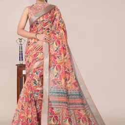 SIMPLYETHNIC Ethnic Motifs Zari Bagh Saree-picture-46