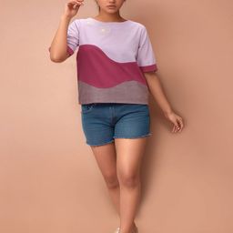 Komarri U Women Cotton Colourblocked Cotton Top-image-25