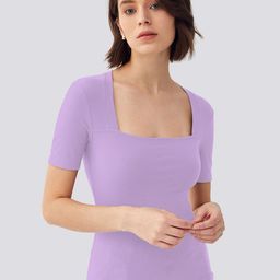 BAESD Sheen Sheer Top-image-67