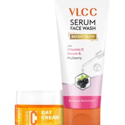 VLCC Natural Sciences Vitamin C Day Cream & VLCC Bright Glow Serum Facewash Combo-21