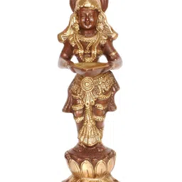 Exotic India Gold-Toned Religious Idol Showpiece-26