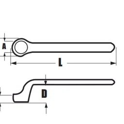 US Tool UST-V519 1000V Insulated Single Box End Wrench 19mm image 3