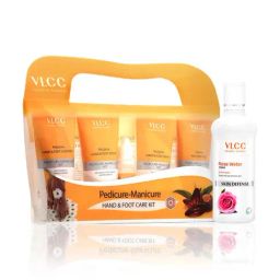 VLCC Natural Sciences Pedicure-Manicure Kit & VLCC Natural Sciences Rose Water Toner Combo-image-67