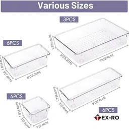 TEX-RO Transparent Multi-Utility Organisers image 3
