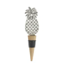 Chumbak Pineapple Party Silver Zinc Alloy Wine Stopper - Set of 1-image-73