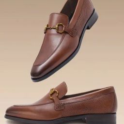 Rare Rabbit Men's Tan Loafers-image-30