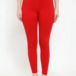 Gracit Red Regular Fit Leggings-image-93