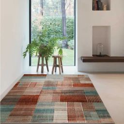 Ddecor Rugs Multicolor Blended Stripes Rugs-picture-43