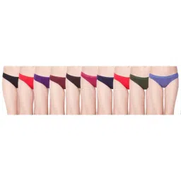 Dollar Missy Multicolor Cotton Panty Set - Pack of 10-image-77