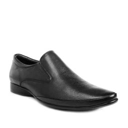 One8 Select By Virat Kohli Achiever Obsidian Black Formal Slip-Ons-image-60