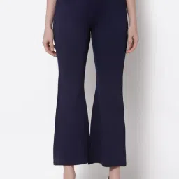 Westwood Navy Bootcut Trousers-picture-47