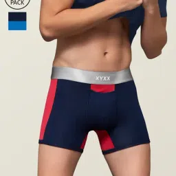 XYXX Black & Navy Slim Fit Trunk (Pack Of 2)-image-97