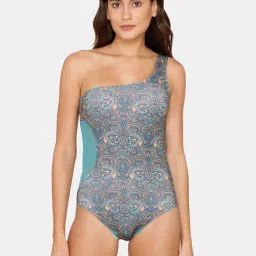 Coucou by Zivame Blue Printed Swimsuit-image-20
