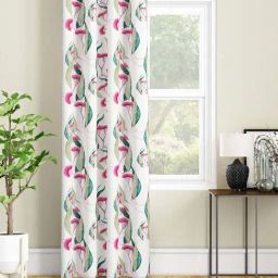 SEJ by Nisha Gupta Off-White Polyester 9 Ft. Long Door Curtain-image-82