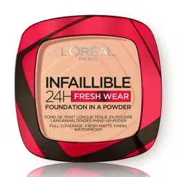 L'Oreal Paris Infallible 24H Fresh Wear Foundation in a Powder 245 Golden Honey - 9 gm-7