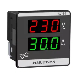 Multispan 30.0 Amp Direct Digital Ampere+Volt Meter, AV-44 image 2