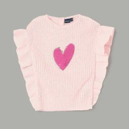 Juniors by Lifestyle Girls Pink Self Sweater-image-98