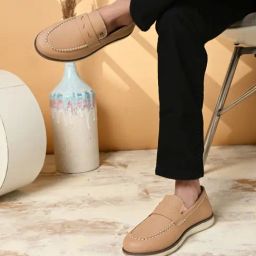 San Frissco Men's Beige Casual Loafers-picture-11
