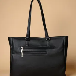 Toteteca PU Structured Shoulder Bag with Applique image 5