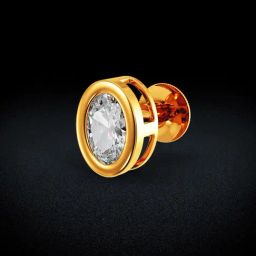 Joyalukkas 22k Elliptical Gold Nosepin for Women-image-49
