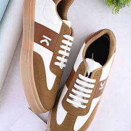 kadak collection Men Colourblocked Round Toe Lace-Ups Sneakers-11