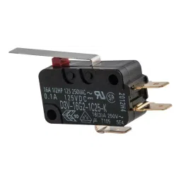 OMRON ELECTRONIC COMPONENTS MICROSWITCH, LONG HINGE LEVER, SPDT, 11A, 250V, D3V-11G31-1C25-K-10