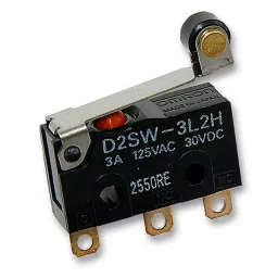 OMRON ELECTRONIC COMPONENTS MICROSWITCH, V4, ROLLER LEVER, D2SW-3L2H-26