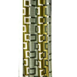 BELLA TRUE Green & White Abstract Printed Window Curtain-image-2
