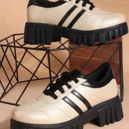 TRYME Women's Gold Sneakers-image-76