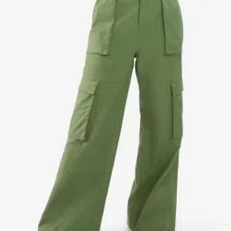 The Souled Store Green Regular Jeans-image-61