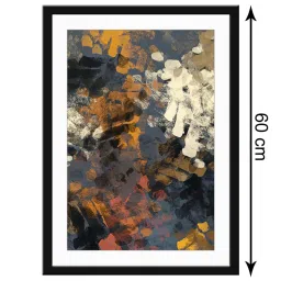 999Store Multicolor MDF Abstract Wall Printed Paper Wall Painting - Set of 1 image 5